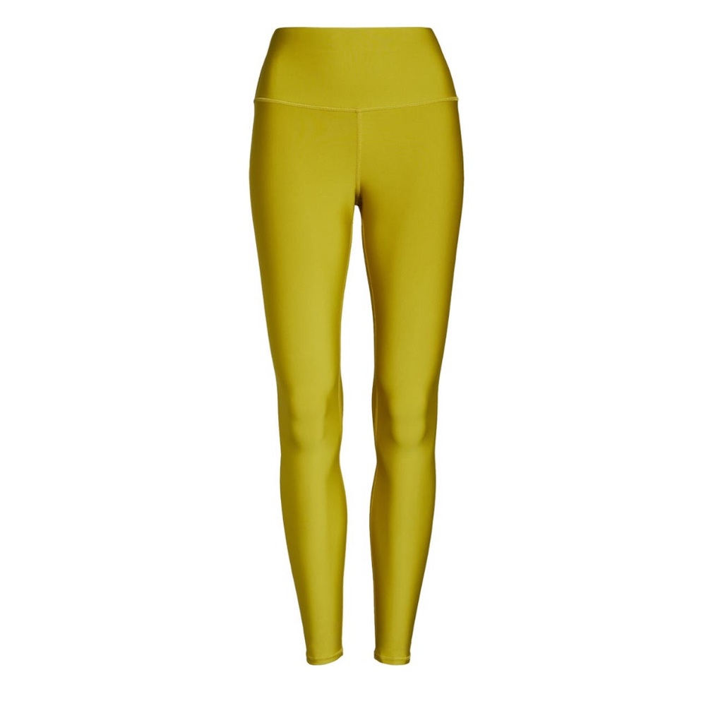 Alo Airlift High Waist Leggings Chartreuse - Picture 5 of 13